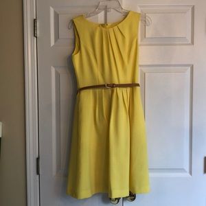 Yellow Ellen Tracy dress